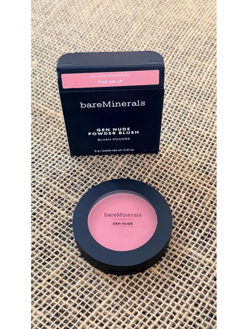 bareMinerals Gen Nude Powder Blush - Pink Me Up NIB Full Size